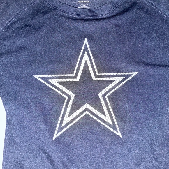 Authentic Dallas cowboys tee M mens blue - Picture 2 of 3
